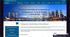 Desktop Screenshot of culturalstudies-conf.org